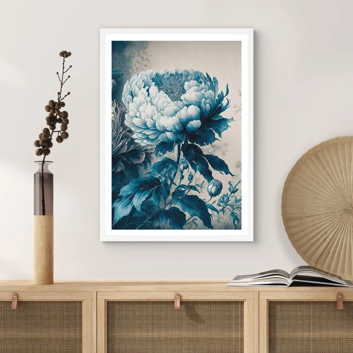 Poster in white frmae - Matched Couple - 40x50 cm