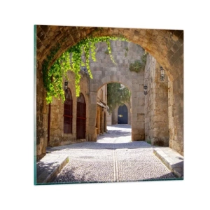 Glass picture - Procession Is on Its Way - 70x70 cm