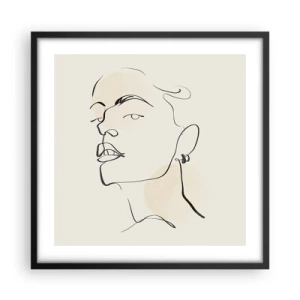 Poster in black frame - Proud Look - 50x50 cm