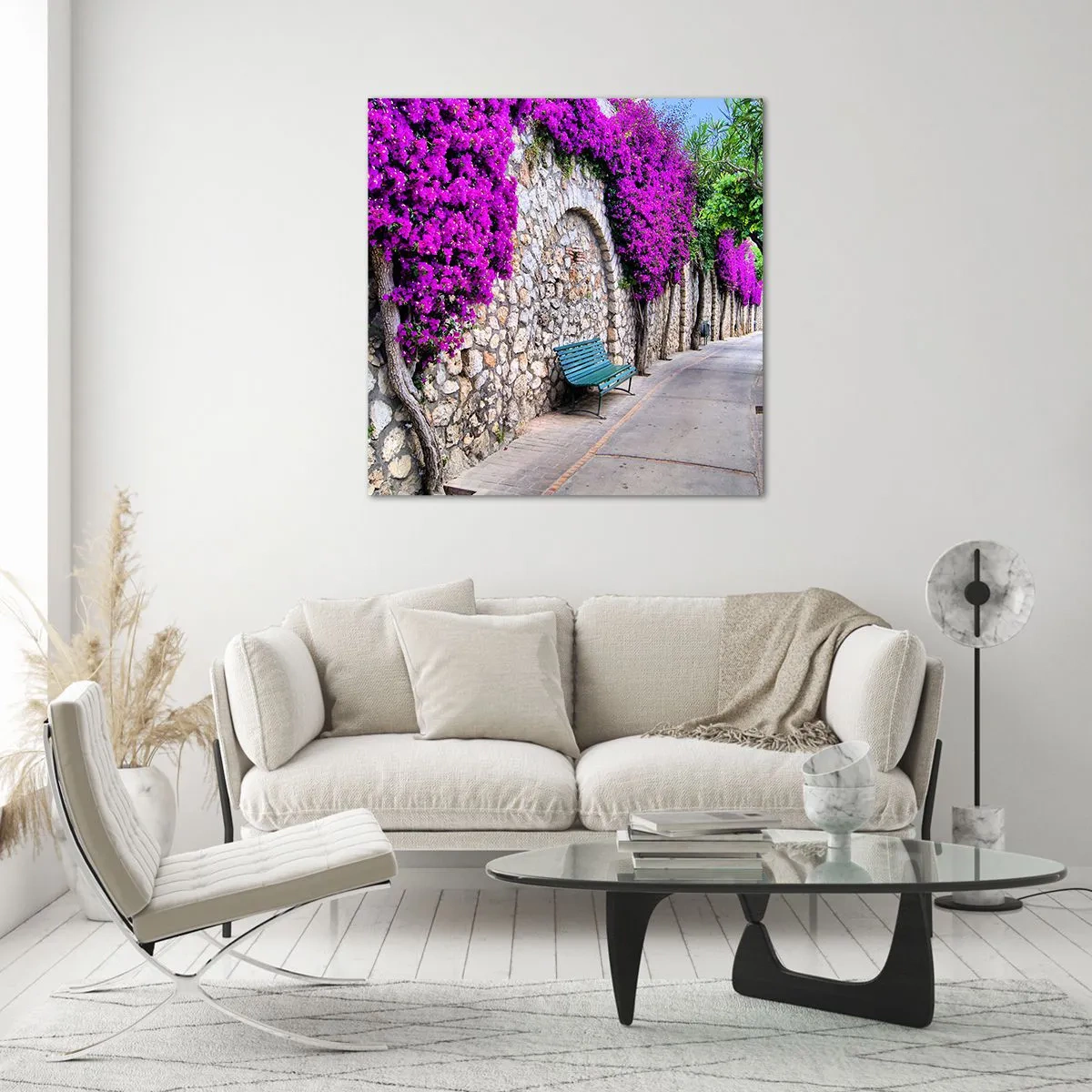 Glass picture - Let's Meet - 70x70 cm