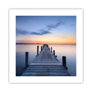 Poster - Calm of a Quiet Dusk - 40x40 cm