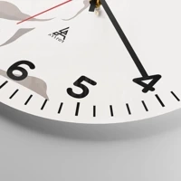 Clock face with numbers