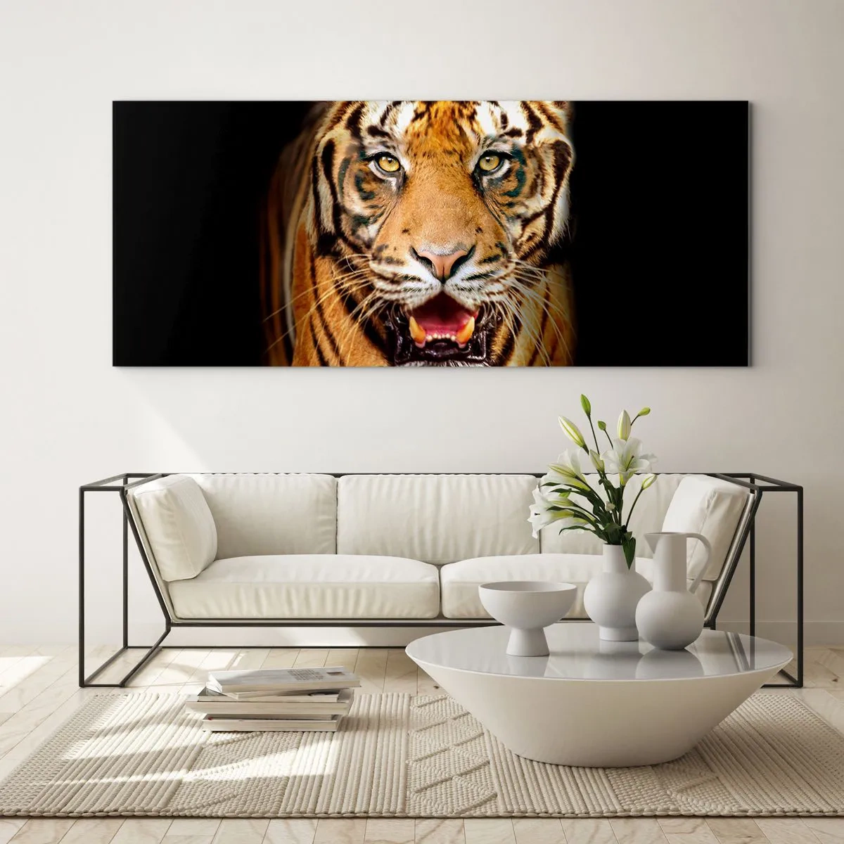 Glass picture - Wild at Heart - 100x40 cm