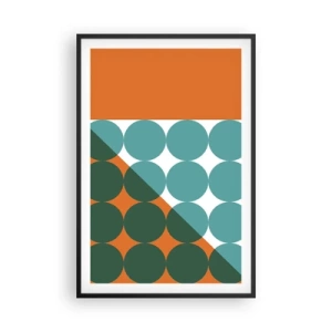 Poster in black frame - Upwards and Diagonally - 61x91 cm