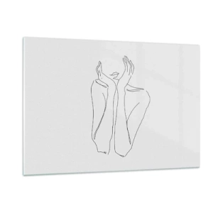 Glass picture - What Girls Are Dreaming of - 120x80 cm