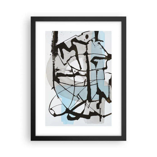 Poster in black frame - After All Blue - 30x40 cm