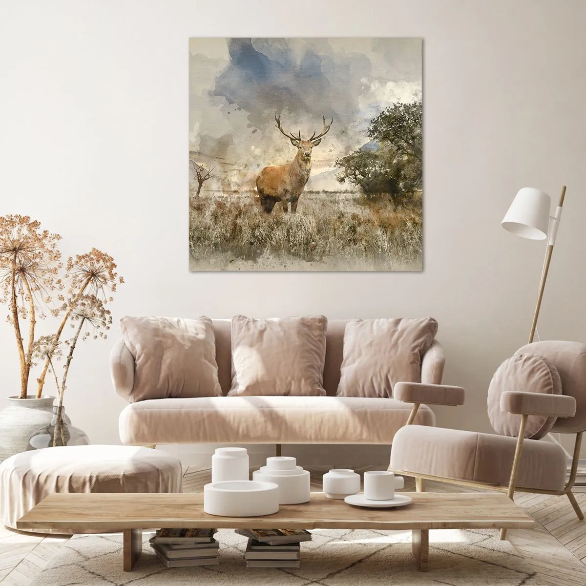 Canvas picture - Dignity - Strength - Majesty - 70x70 cm