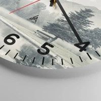 Clock face with numbers