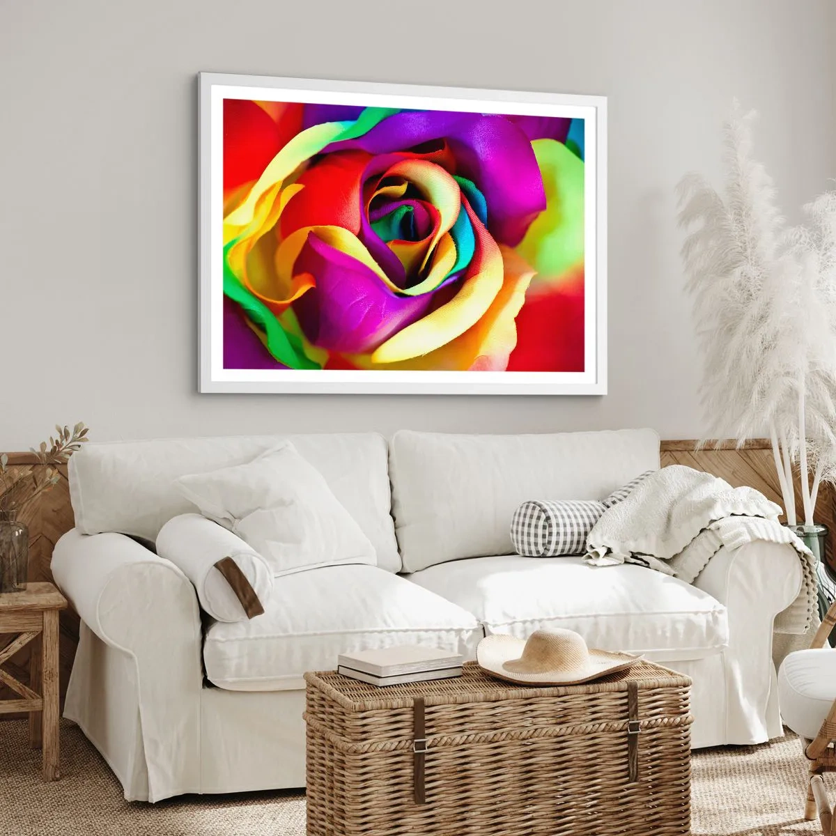 Poster in white frmae - It's Impossible - 40x30 cm