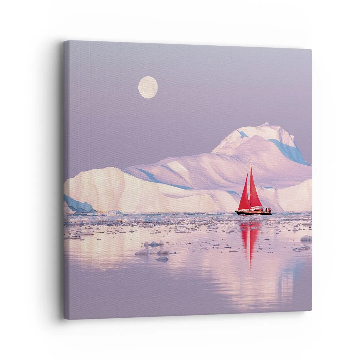 Canvas picture - Heat of the Sail, Cold of the Ice - 30x30 cm