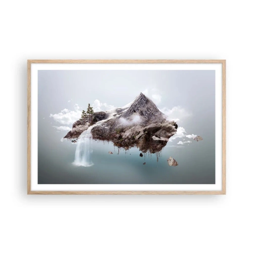 Poster in light oak frame - In the Eye of a Surrealist - 91x61 cm