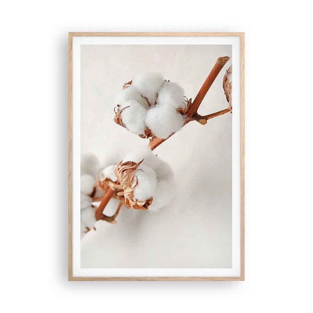 Poster in light oak frame - Just Cuddle It - 70x100 cm