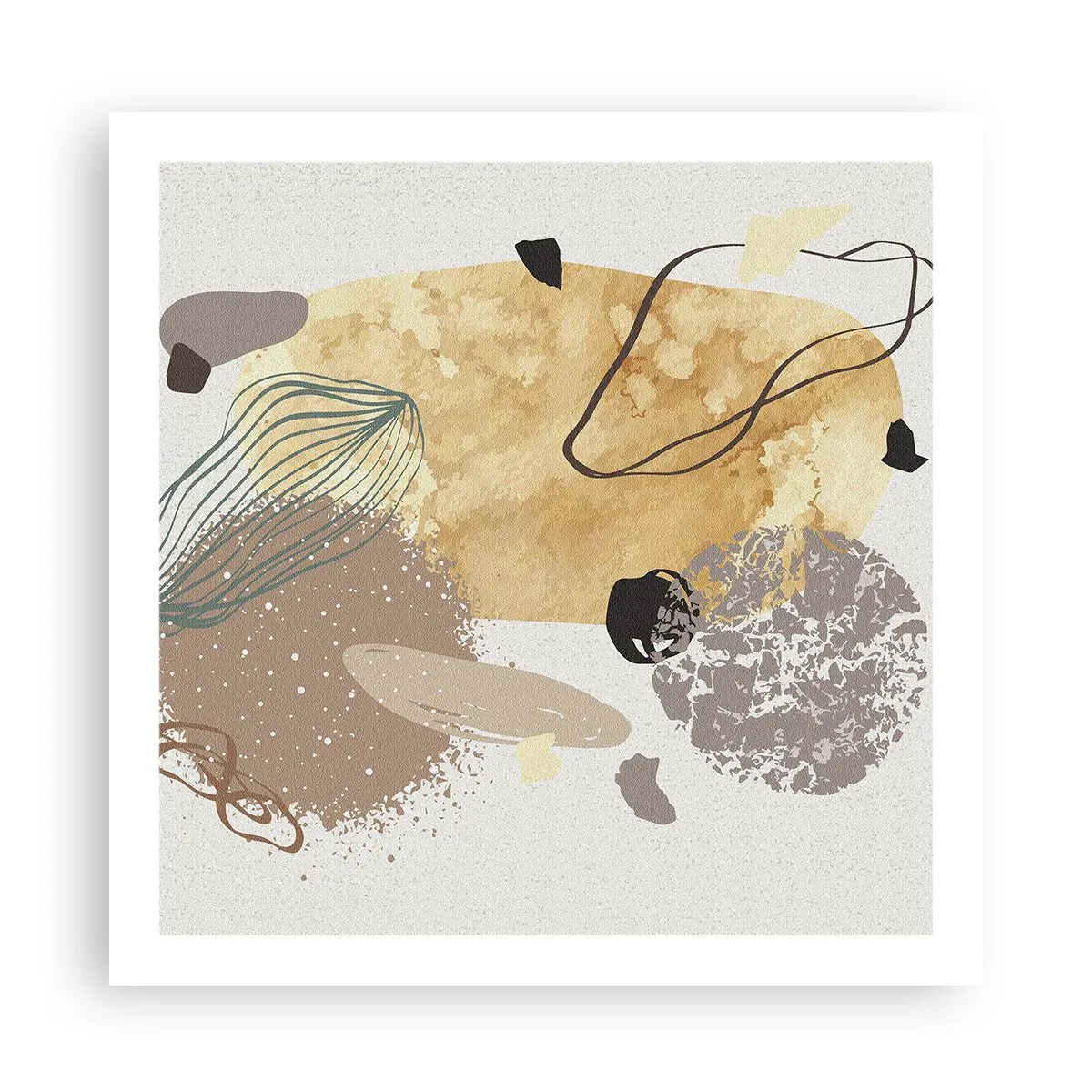 Poster - Applied Splashing - 60x60 cm