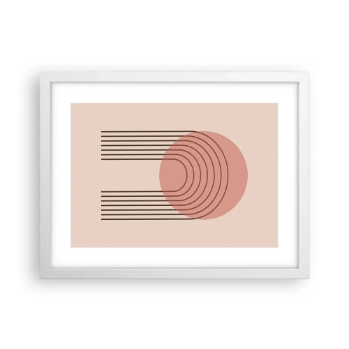 Poster in white frmae - Irresistible Attraction - 40x30 cm