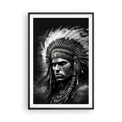 Poster in black frame - Chief and Warrior - 61x91 cm