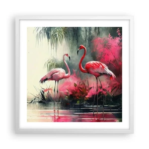 Poster in white frmae - Class of Natural Charm - 50x50 cm