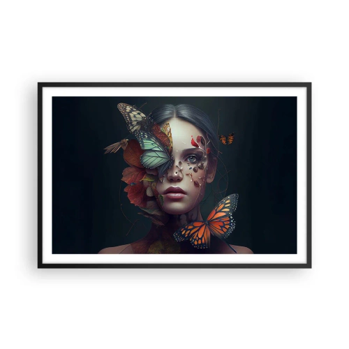 Poster in black frame - Wonderful Metamorphosis - 91x61 cm