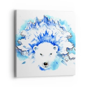 Canvas picture - King of Arctica in Icy Crown - 30x30 cm