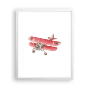 Poster in white frmae - Ready for High Flghts - 40x50 cm