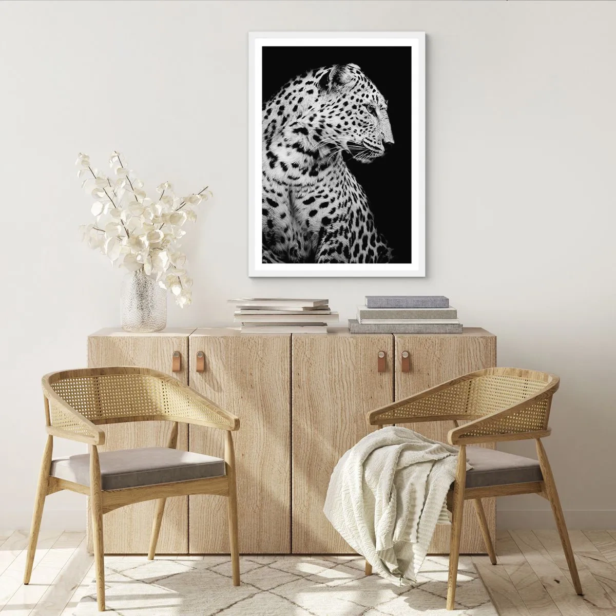 Poster in white frmae - A Perfect Right Profile - 40x50 cm
