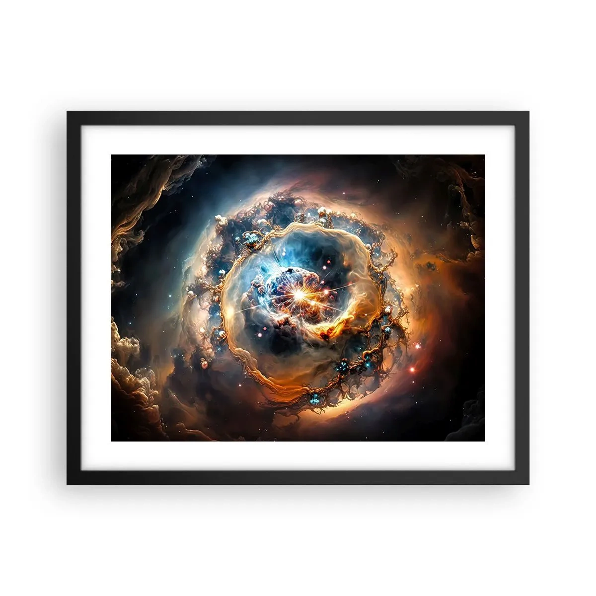 Poster in black frame - Beginning - 50x40 cm