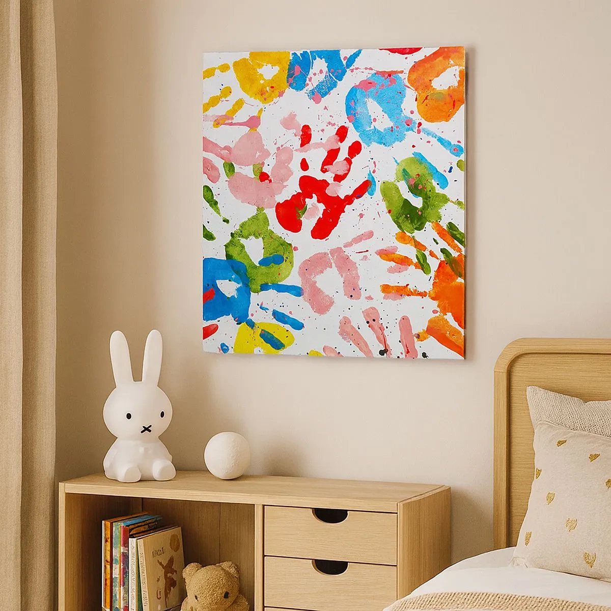 Canvas picture - High Five! - 30x30 cm