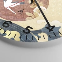 Clock face with numbers