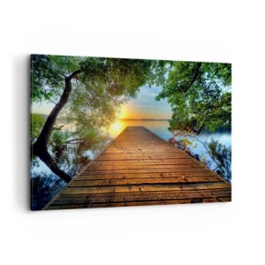 Canvas picture - Don't Hurry, Sit Down - 100x70 cm