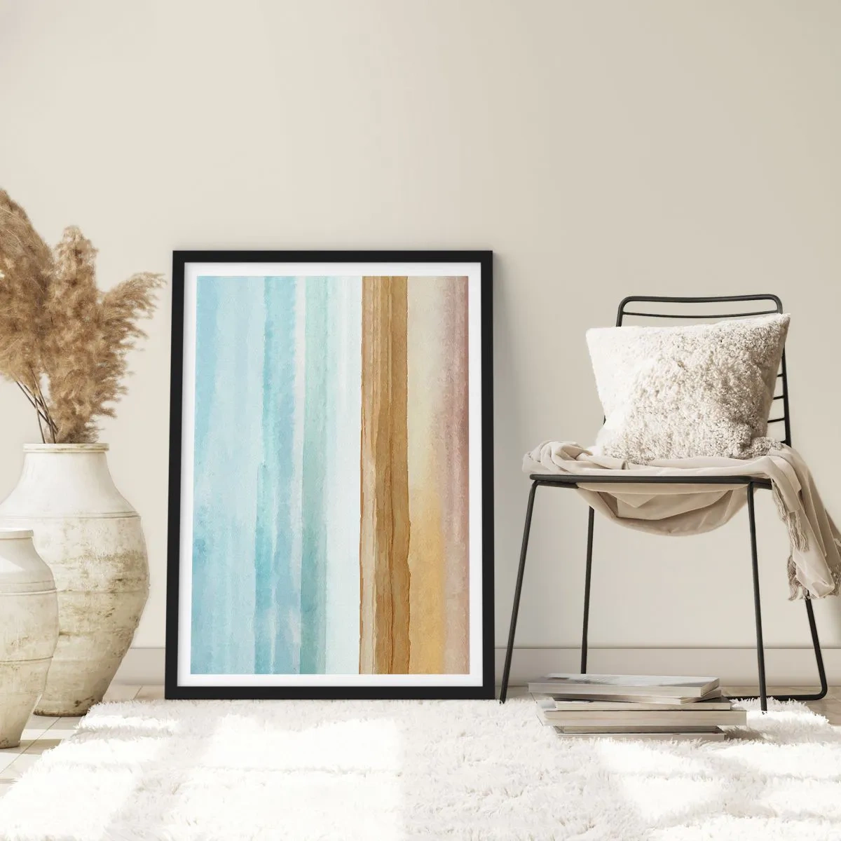 Poster in black frame - Calming - 61x91 cm