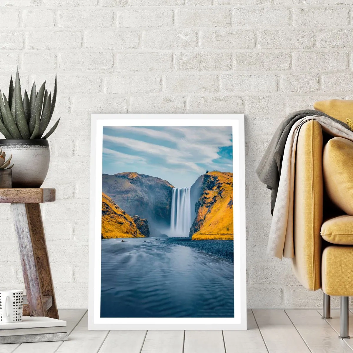 Poster in white frmae - Eternal Being, Eternal Movement - 50x70 cm