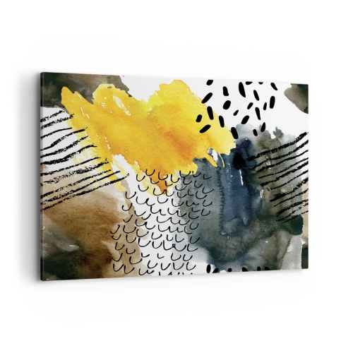 Canvas picture - Meeting of Elements - 120x80 cm