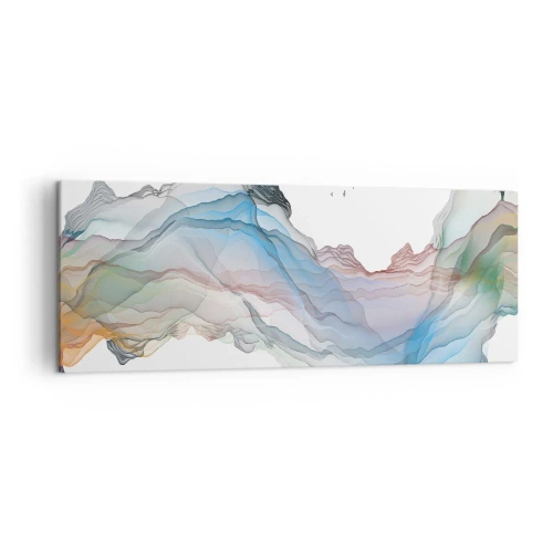 Canvas picture - Towards Crystal Mountains - 140x50 cm