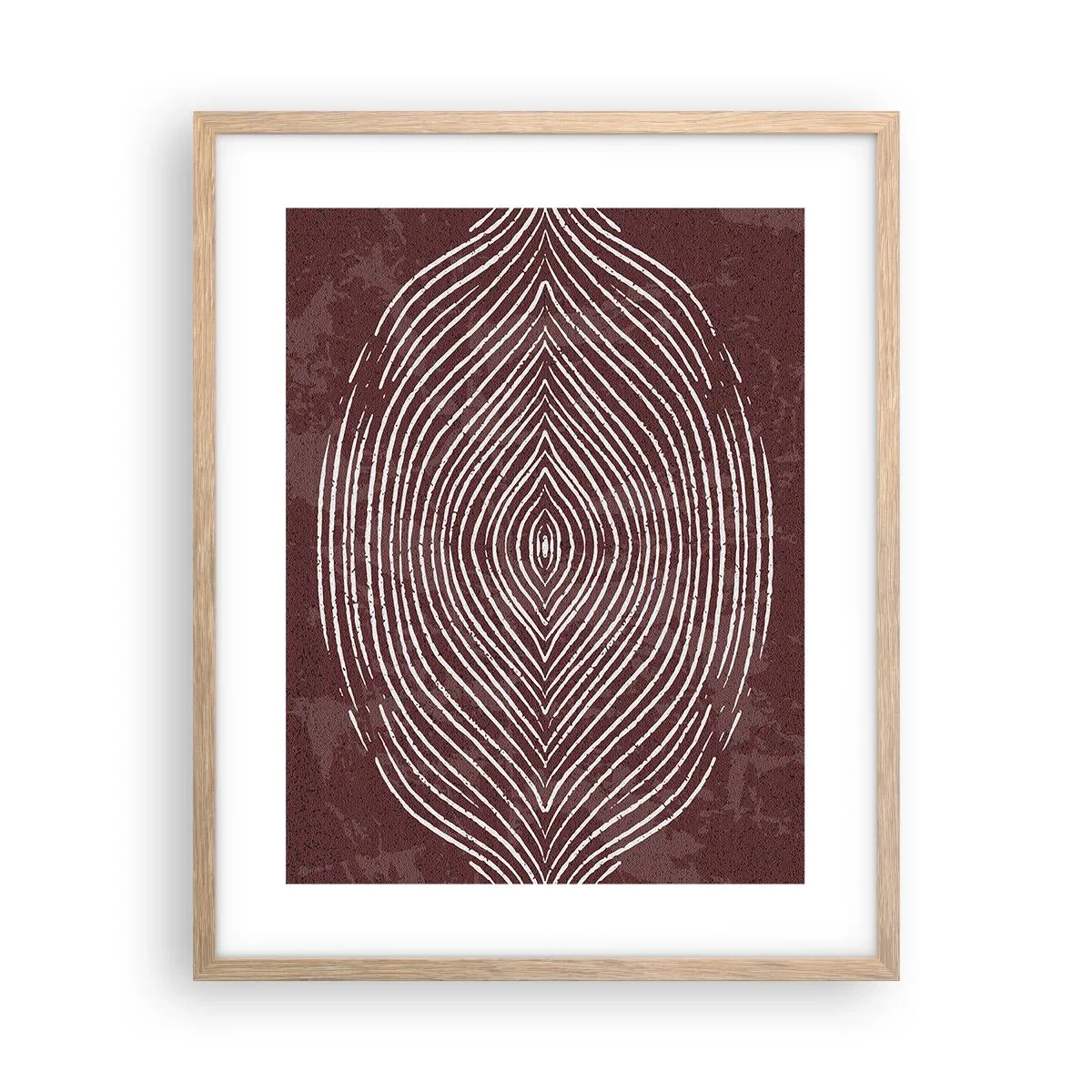 Poster in light oak frame - Space Talks - 40x50 cm