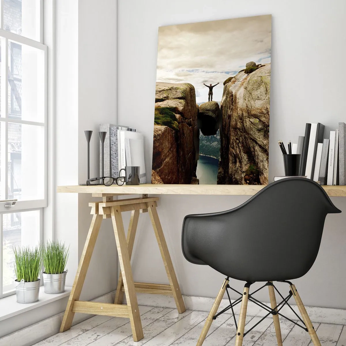 Glass picture - How Am I?! - 50x70 cm