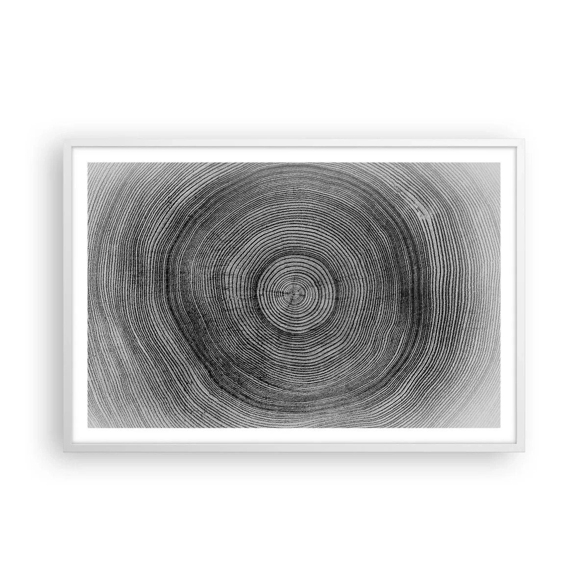 Poster in white frmae - Sign of the Time - 91x61 cm