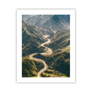 Poster - Straight from the Heart of the Mountains - 40x50 cm