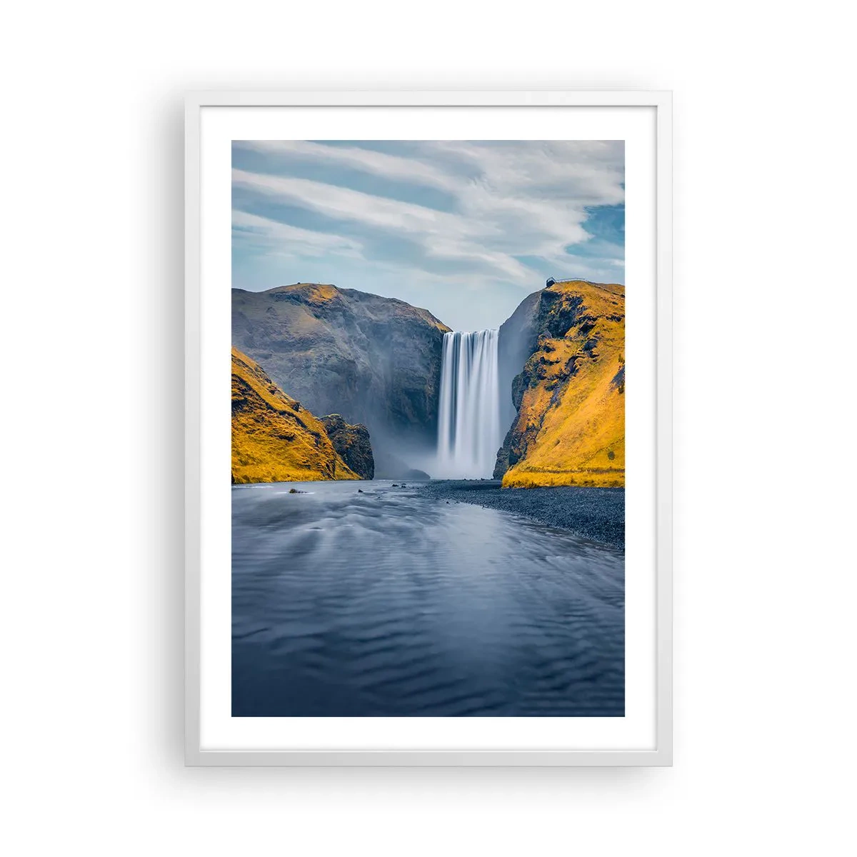 Poster in white frmae - Eternal Being, Eternal Movement - 50x70 cm