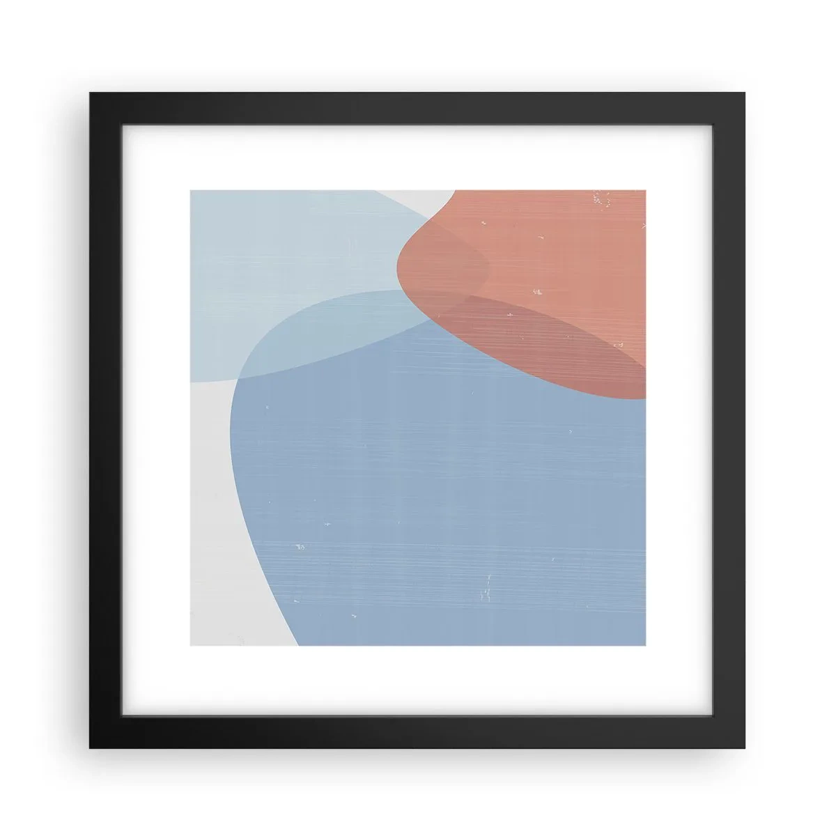 Poster in black frame - Pastel Relations - 30x30 cm