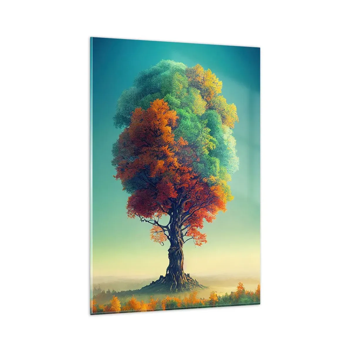 Glass picture - Oak - Father of Nature - 80x120 cm