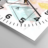 Clock face with numbers