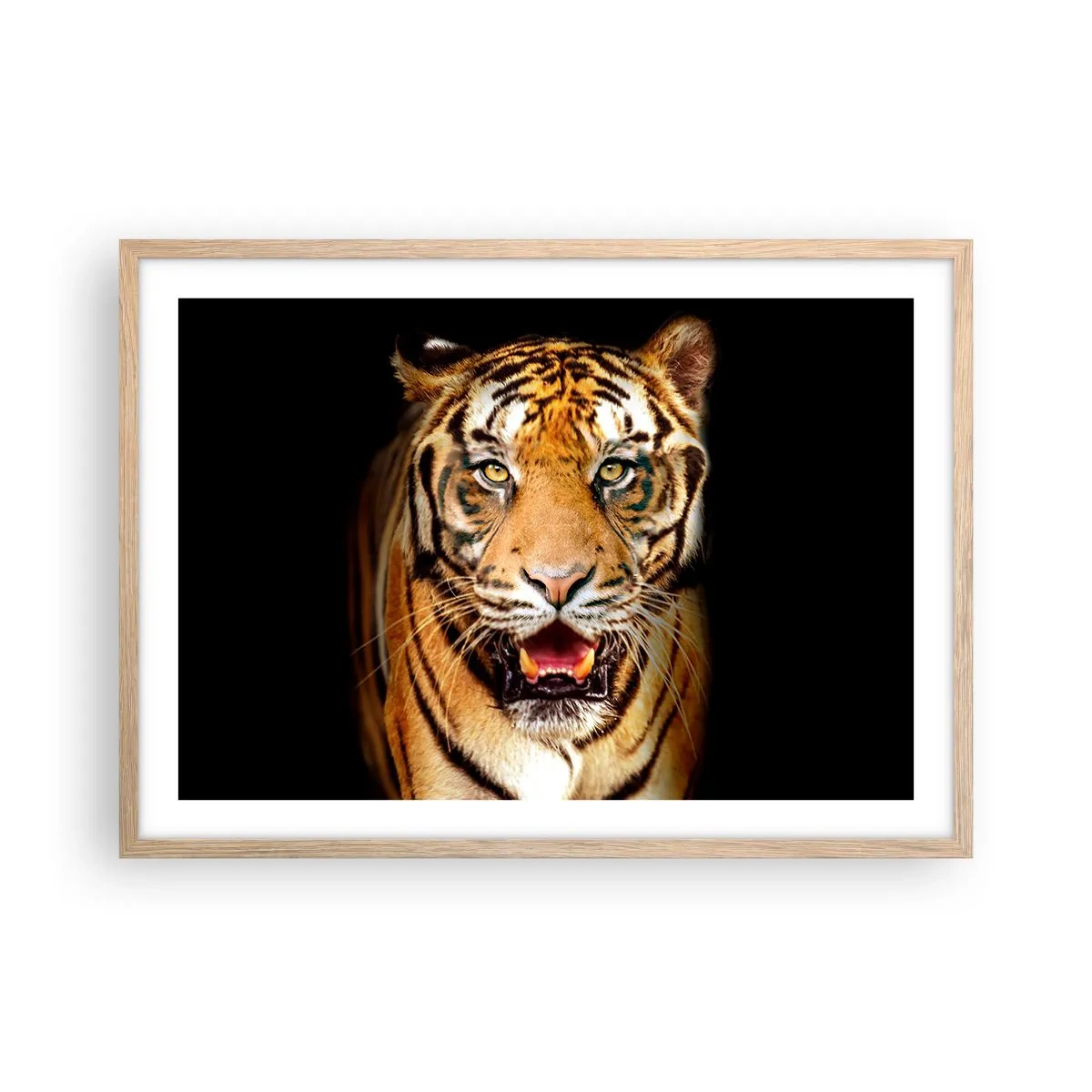 Poster in light oak frame - Wild at Heart - 70x50 cm
