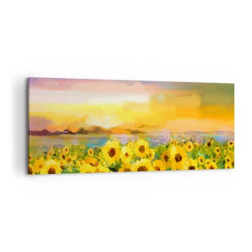 Canvas picture - The Sun Itself Has Come to Earth - 100x40 cm