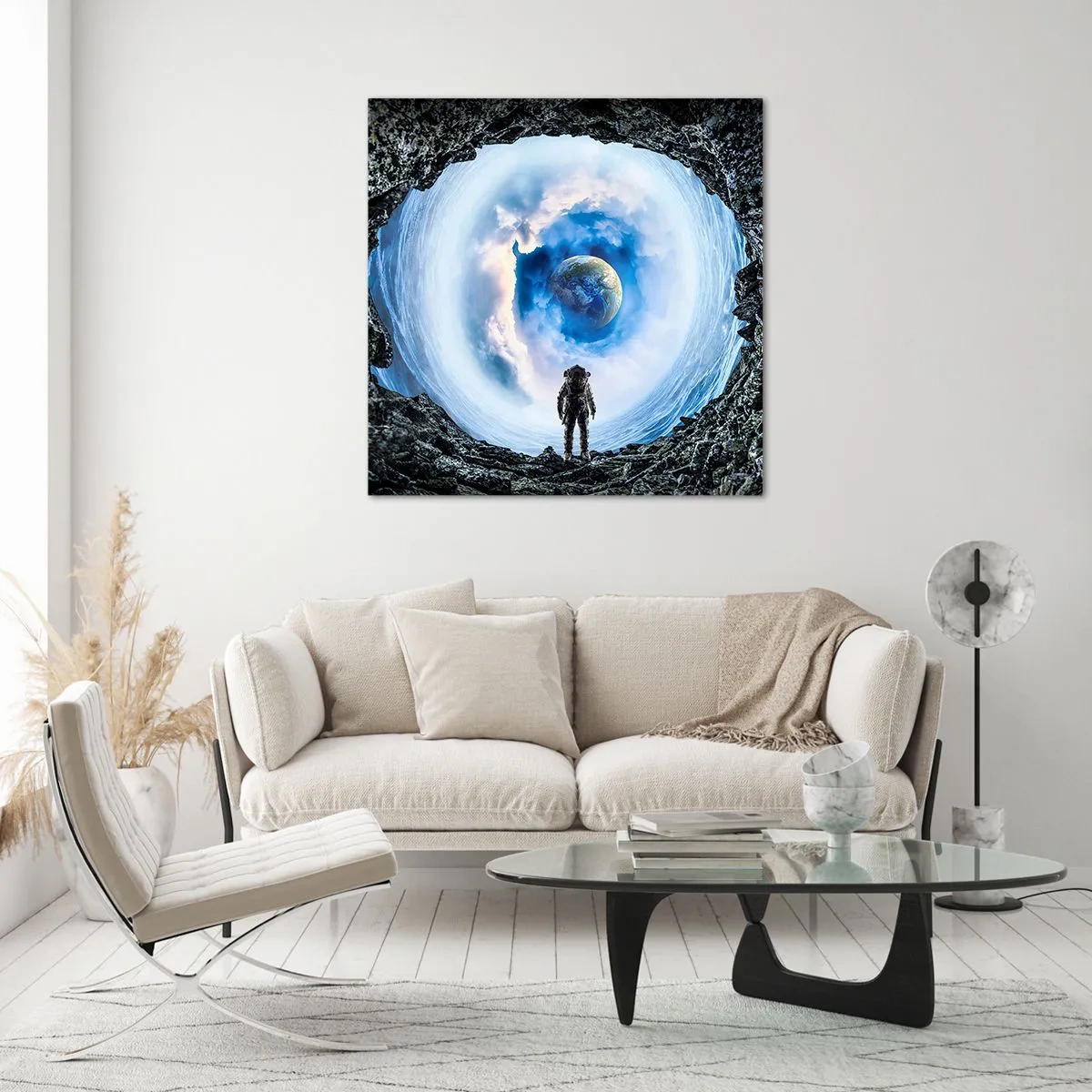 Glass picture - Not Far from Home - 40x40 cm