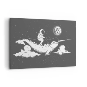 Canvas picture - Space Rider - 120x80 cm