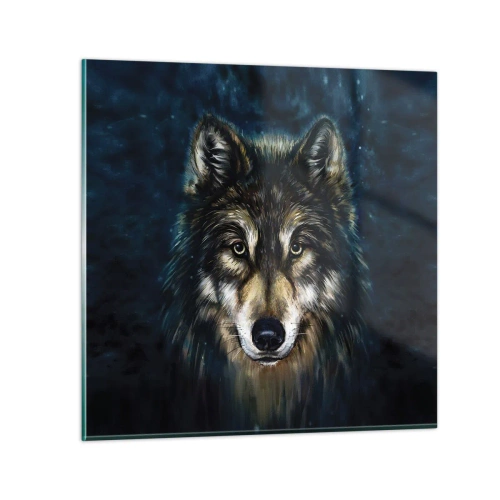 Glass picture - Alpha? And Omega - 60x60 cm