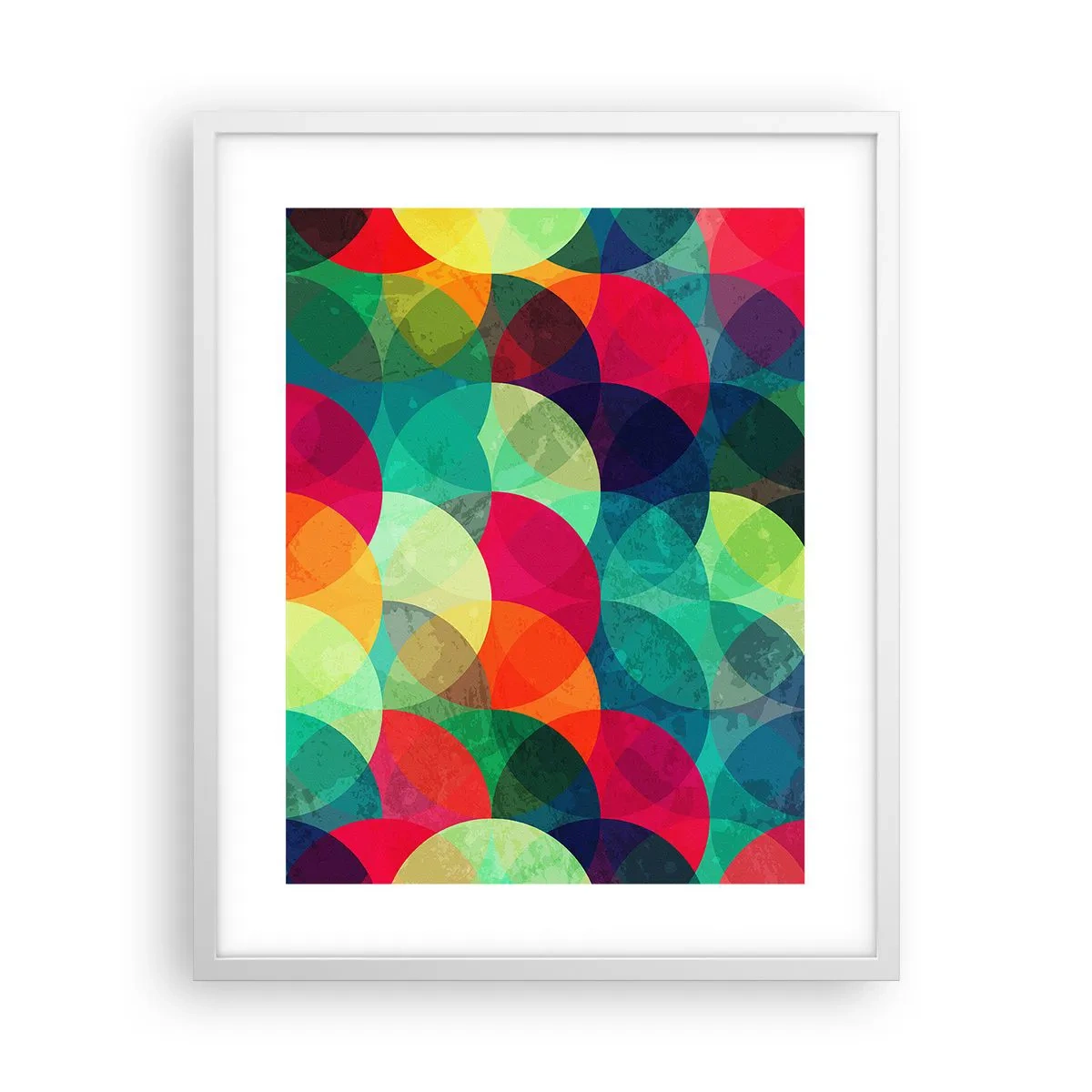 Poster in white frmae - Into the Rainbow - 40x50 cm