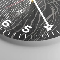 Clock face with numbers