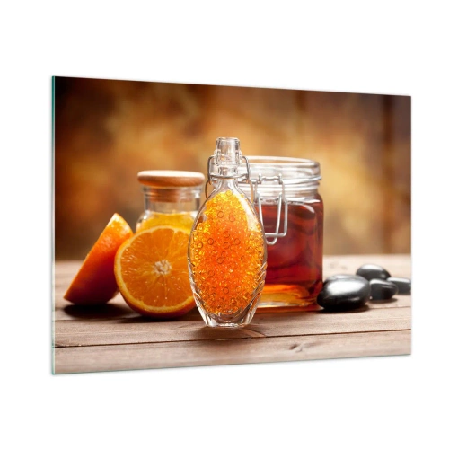 Glass picture - Sunny Flavours and Aromas - 100x70 cm