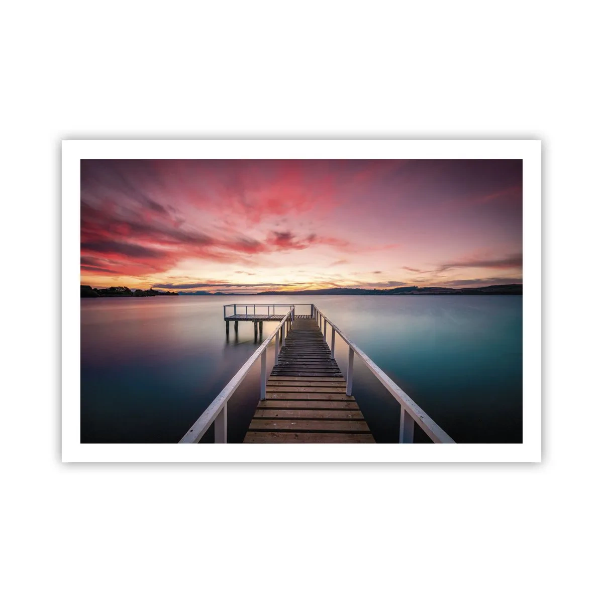 Poster - Mild Flame of an Evening - 91x61 cm