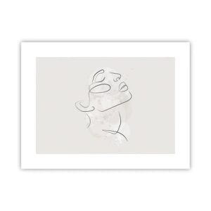 Poster - Outline of Happiness - 40x30 cm